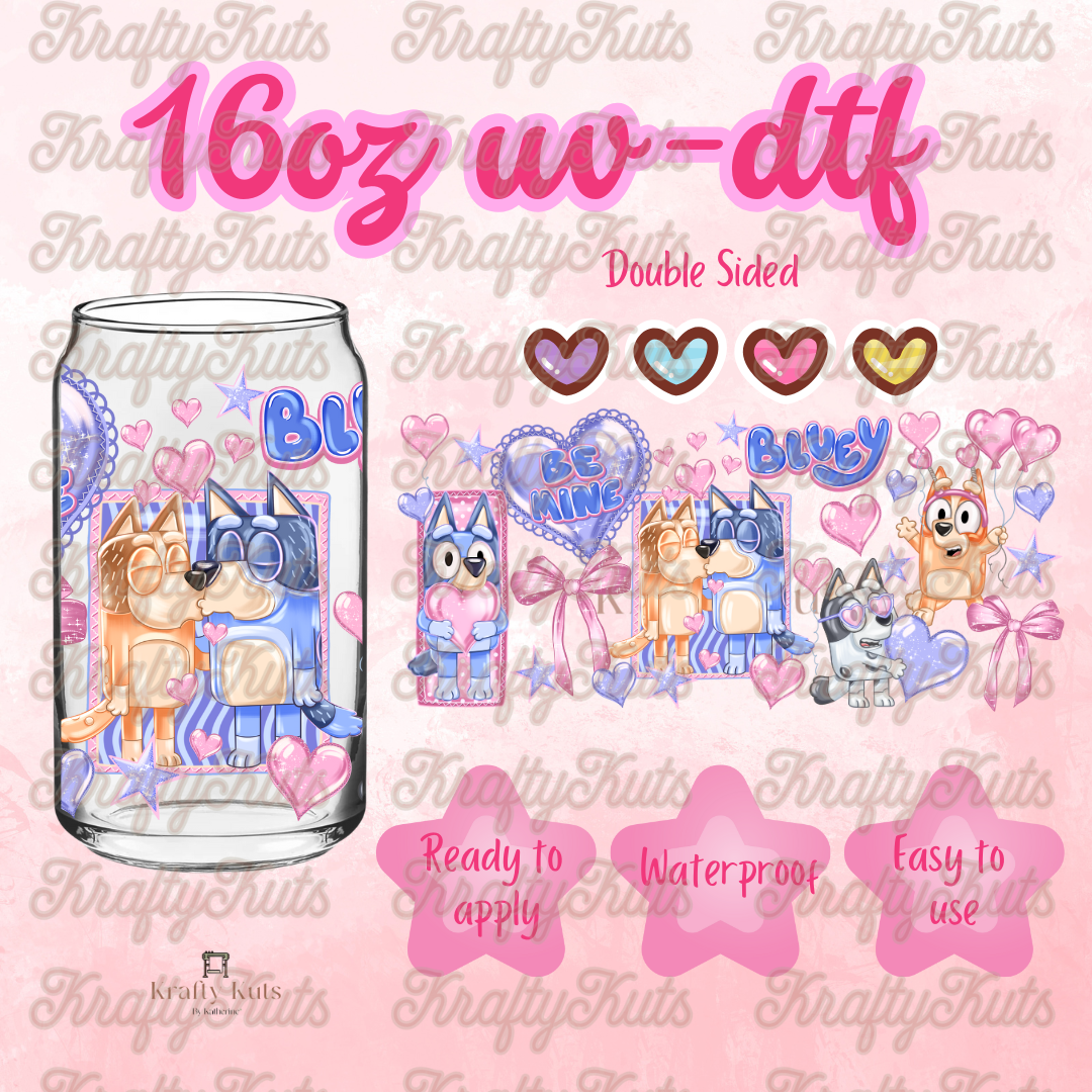 #604 UV-DTF 16oz Glass Wrap - Double sided