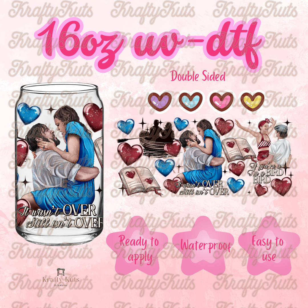 #605 UV-DTF 16oz Glass Wrap - Double sided