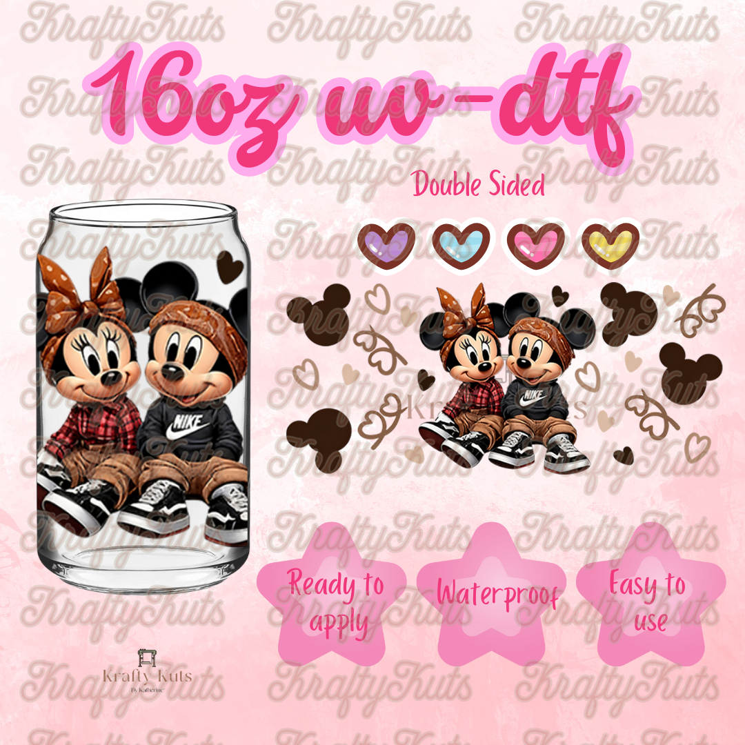 #607 UV-DTF 16oz Glass Wrap - Double sided