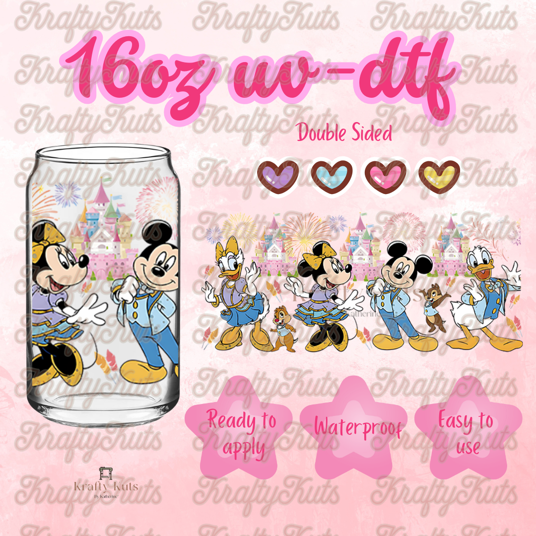 #611 UV-DTF 16oz Glass Wrap - Double sided