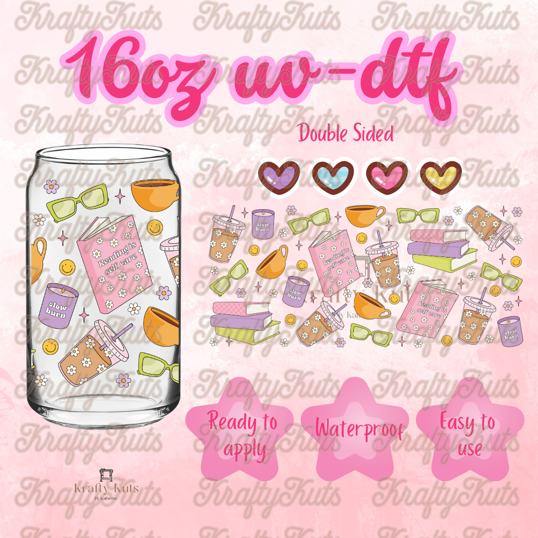 #618 UV-DTF 16oz Glass Wrap - Double sided