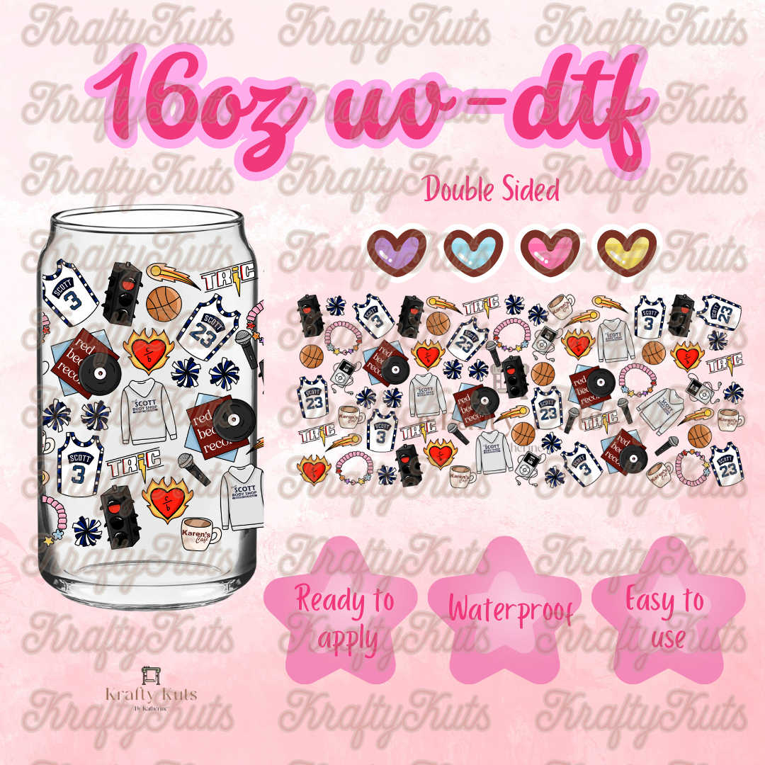 #197 UV-DTF 16oz Glass Wrap - Double Sided