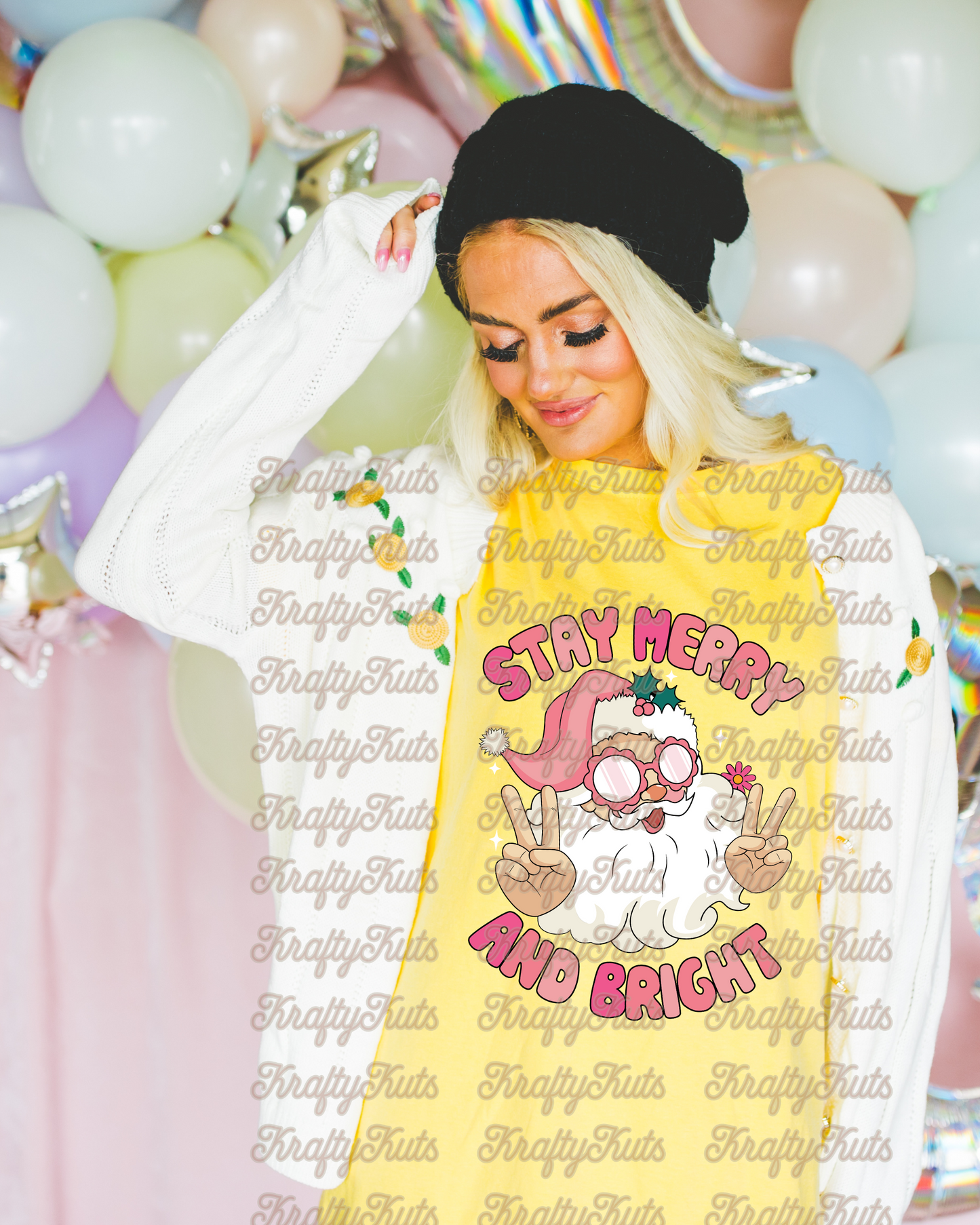 Stay Merry and Bright Direct Transfer Film DTF