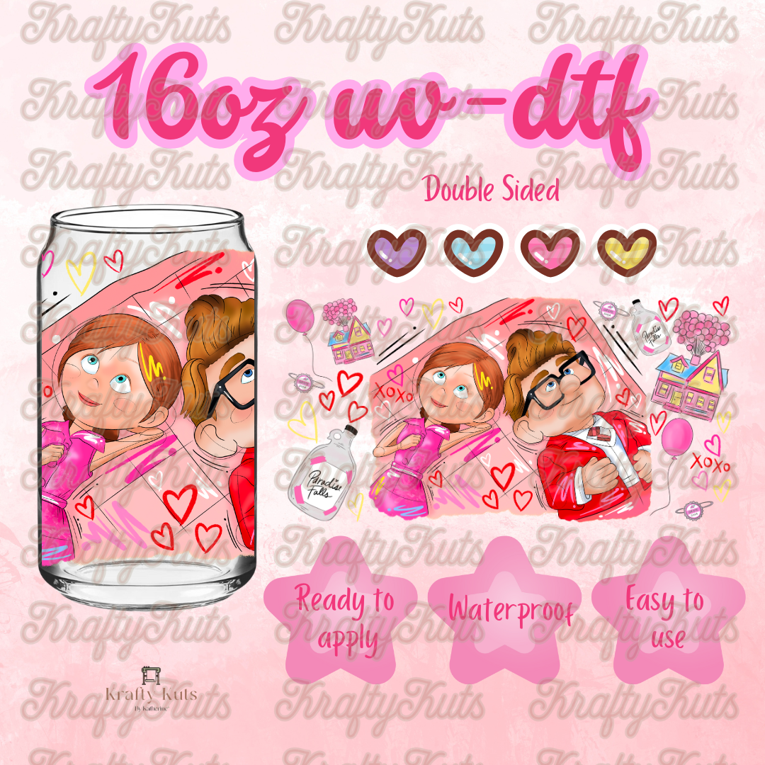 #622 UV-DTF 16oz Glass Wrap - Double sided