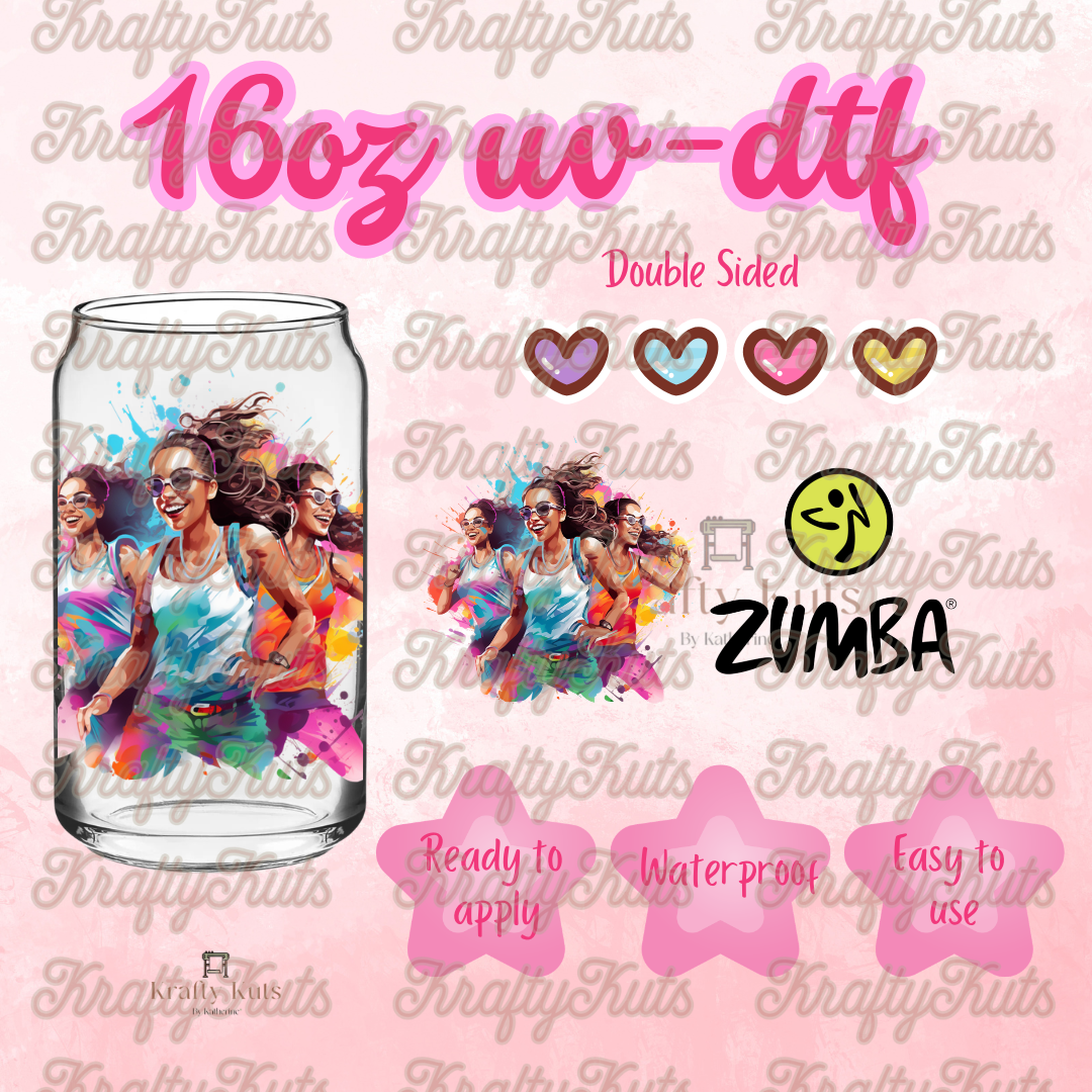 #667 UV-DTF 16oz Glass Wrap - Double sided
