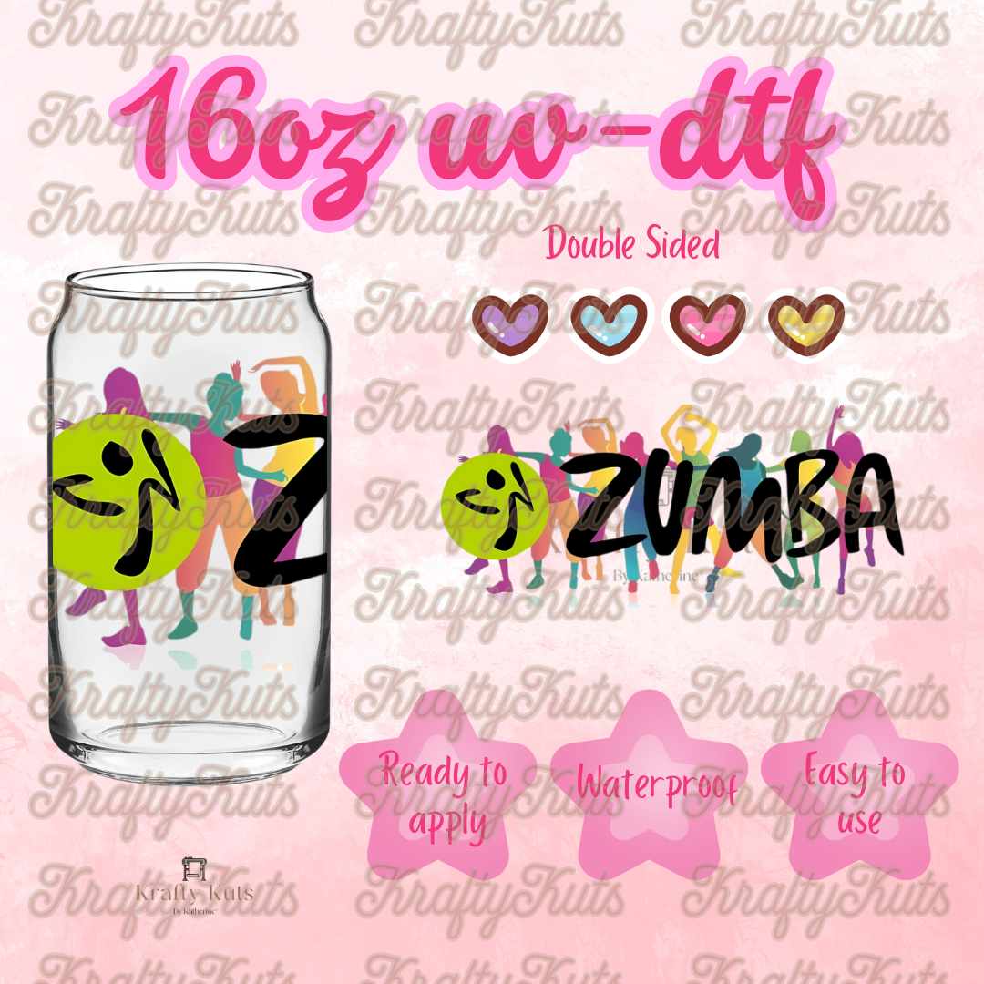 #666 UV-DTF 16oz Glass Wrap - Double sided