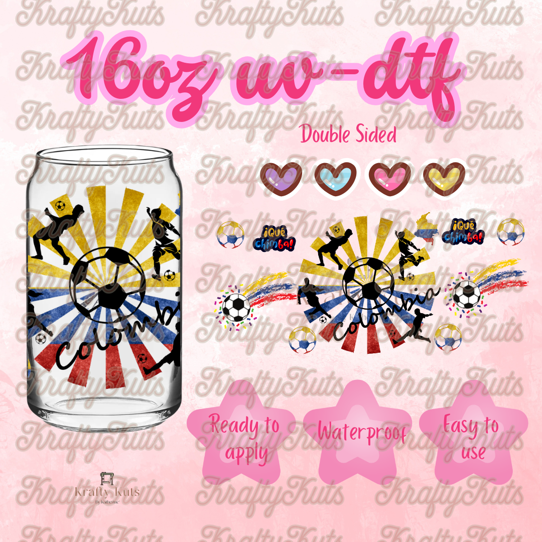 #670 UV-DTF 16oz Glass Wrap - Double sided