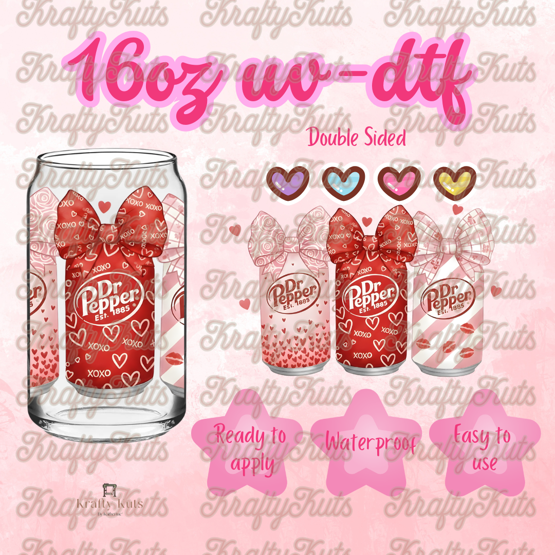 #675 UV-DTF 16oz Glass Wrap - Double sided