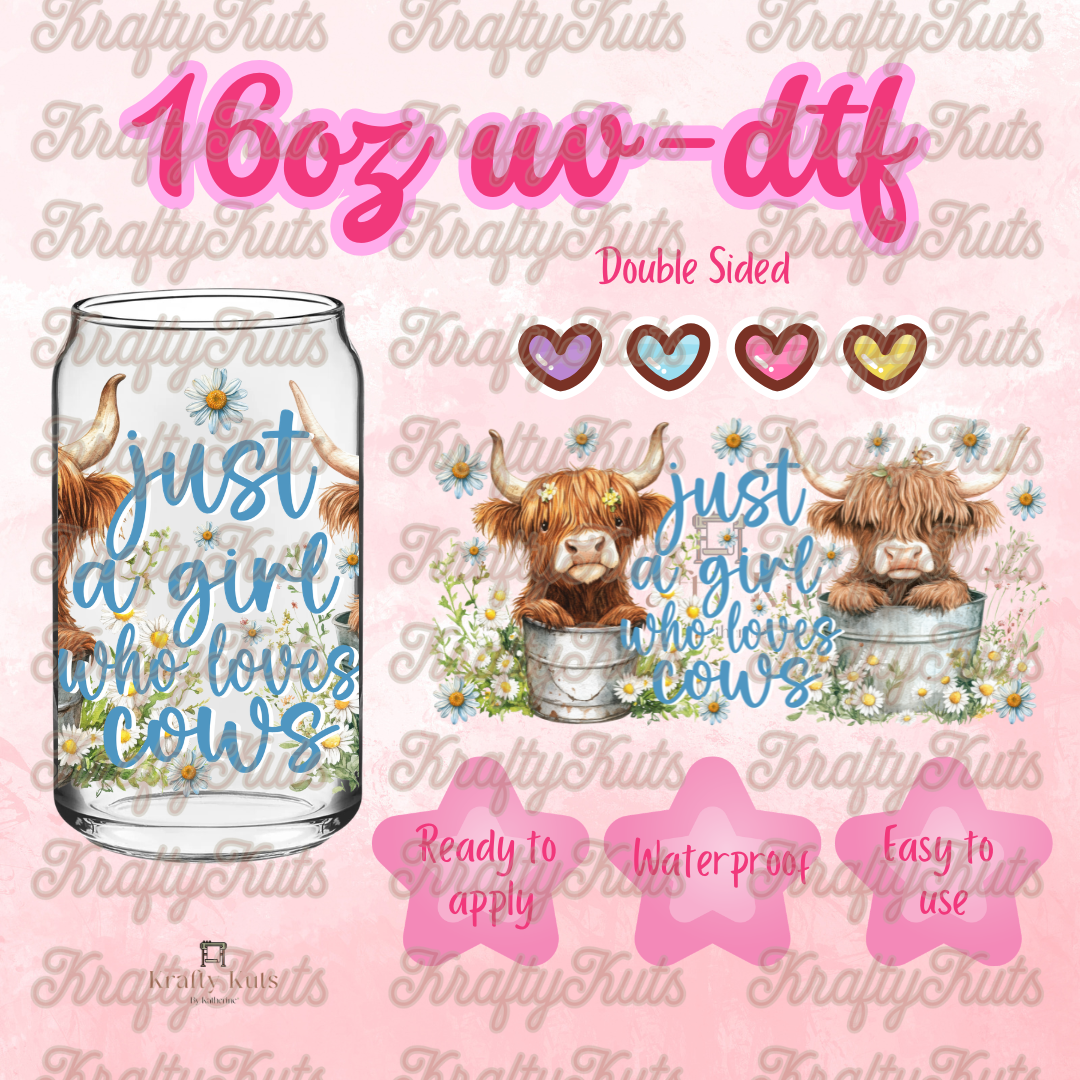 #676 UV-DTF 16oz Glass Wrap - Double sided