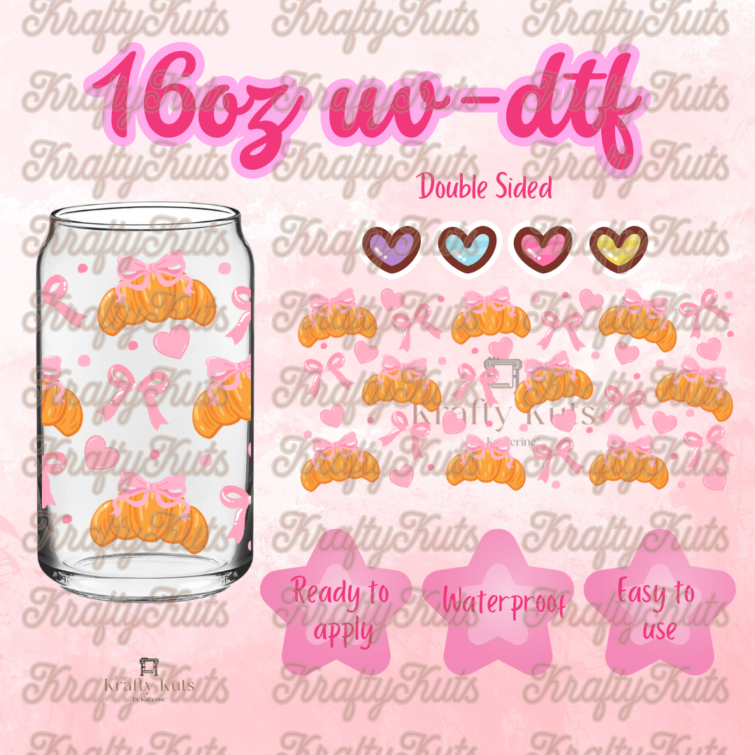#678 UV-DTF 16oz Glass Wrap - Double sided