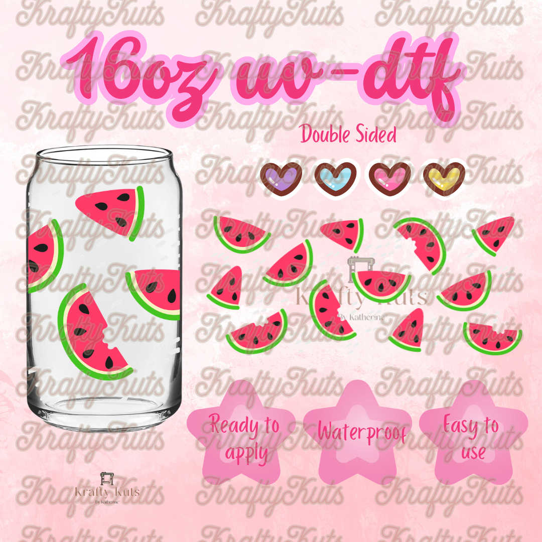 #688 UV-DTF 16oz Glass Wrap - Double sided