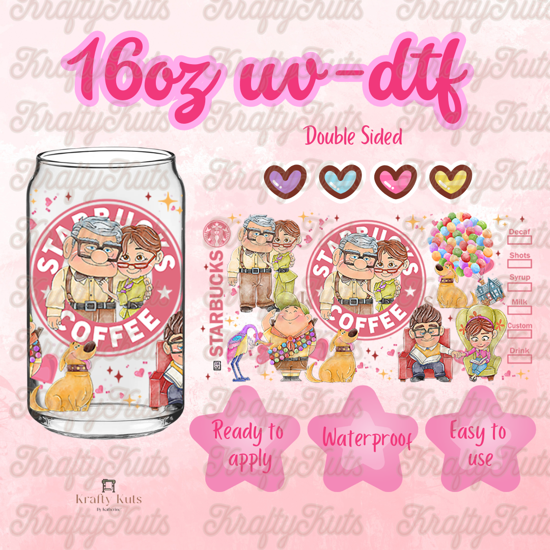 #695 UV-DTF 16oz Glass Wrap - Double sided