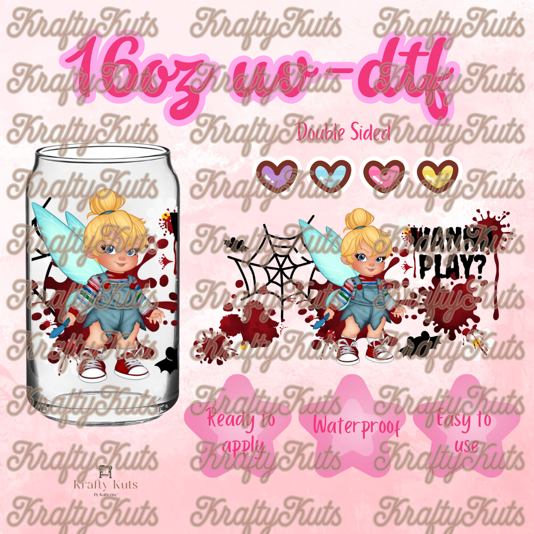 #384 UV-DTF 16oz Glass Wrap - Double Sided (Copy)