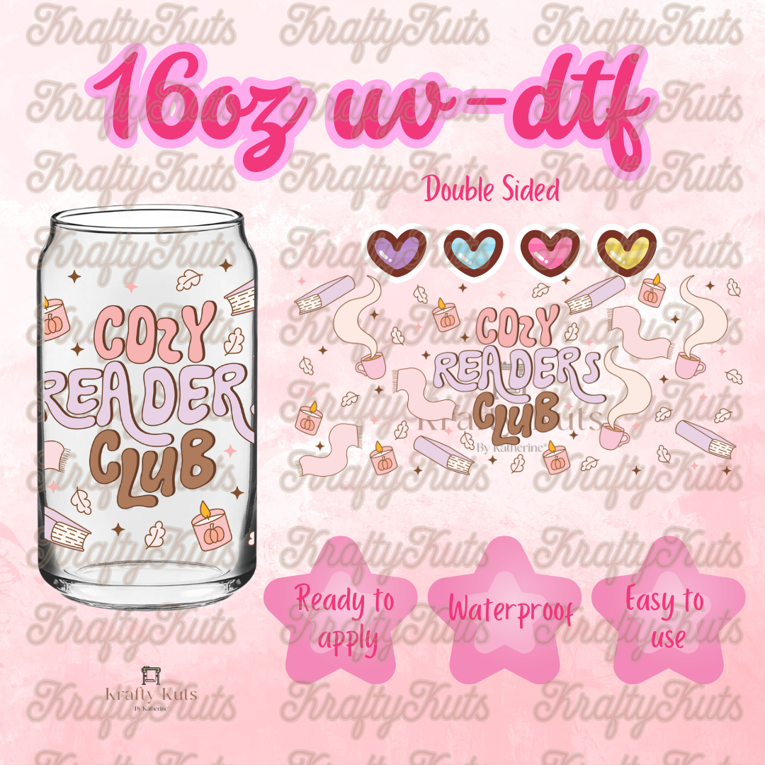 #151 UV-DTF 16oz Glass Wrap - Double Sided