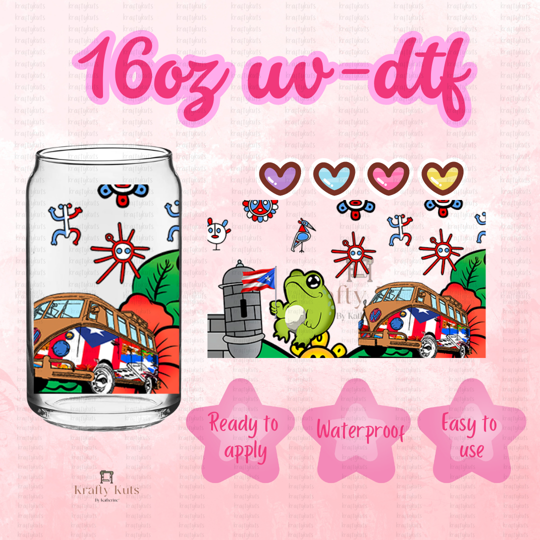 #036 UV-DTF Glass Wrap 16oz