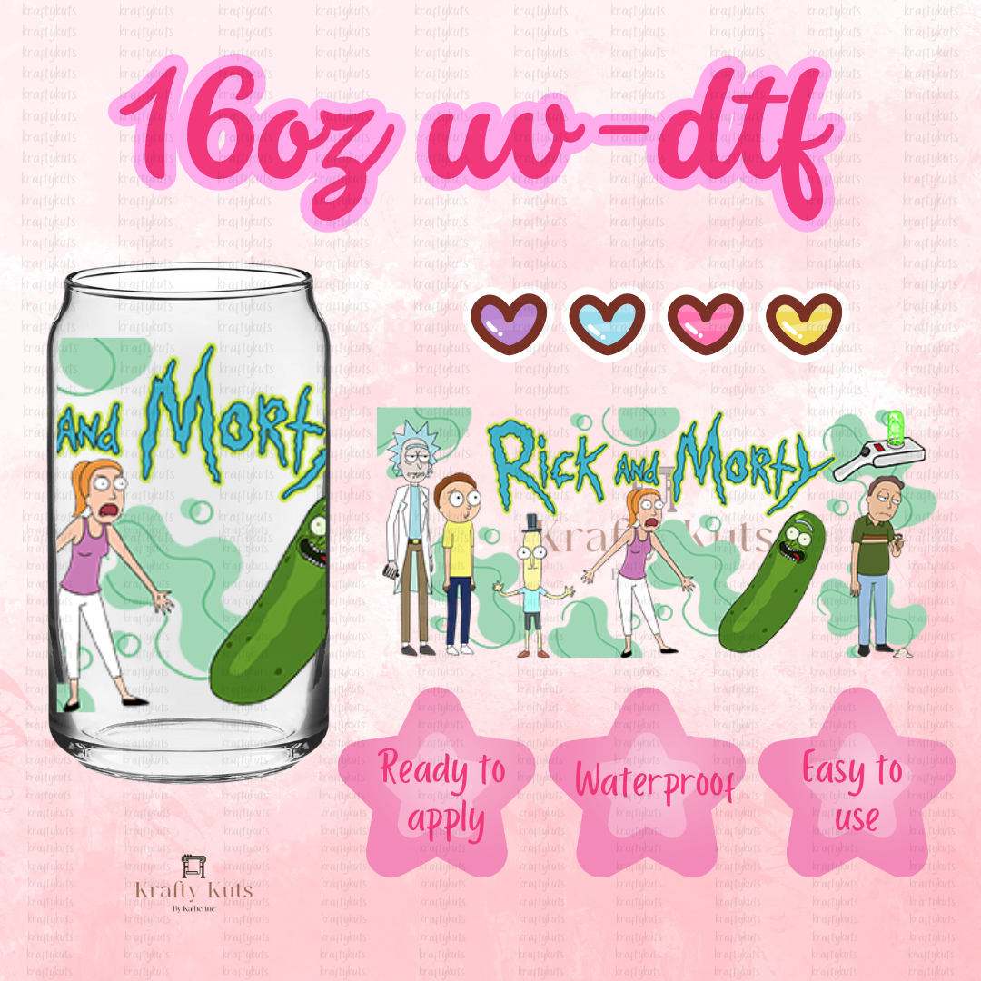 #270 UV-DTF 16oz Glass Wrap - Double Sided