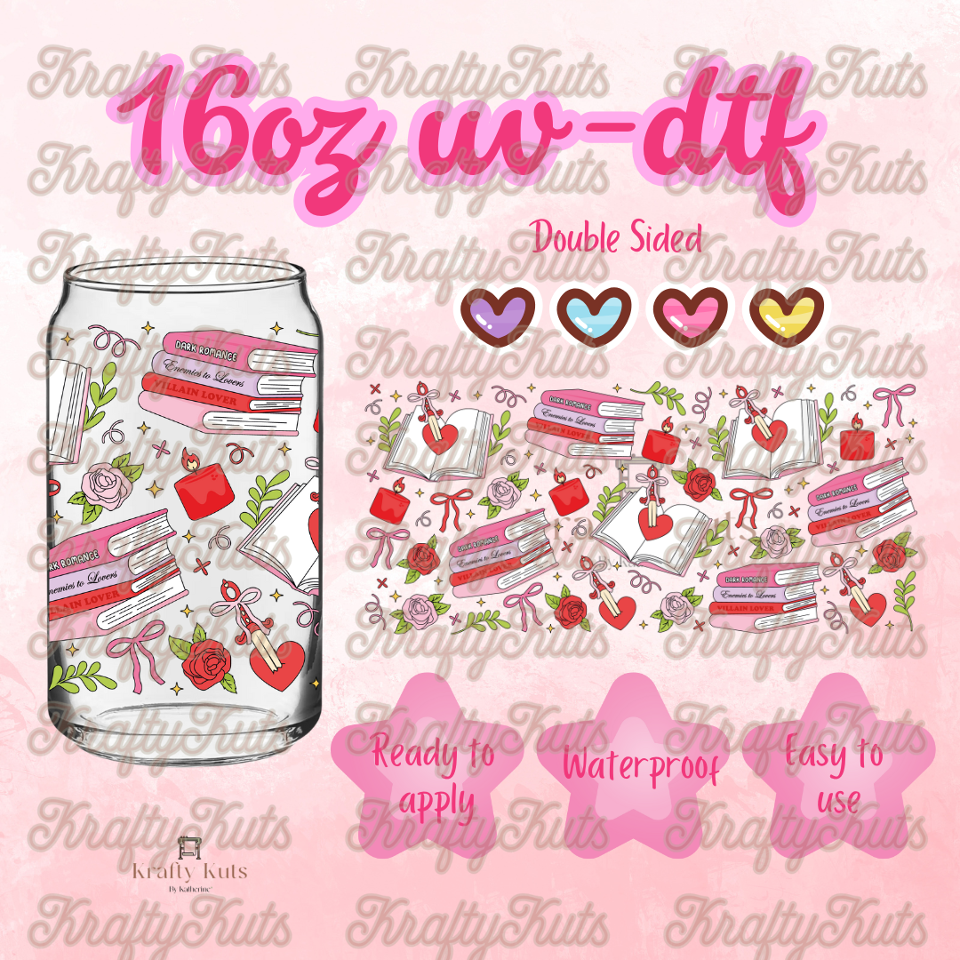 #326 UV-DTF 16oz Glass Wrap - Double Sided