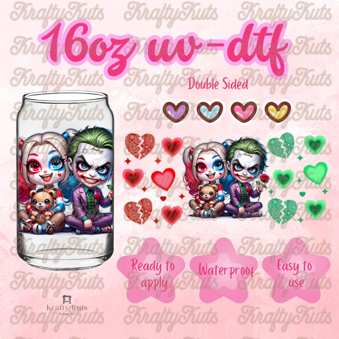 #236 UV-DTF 16oz Glass Wrap - Double Sided