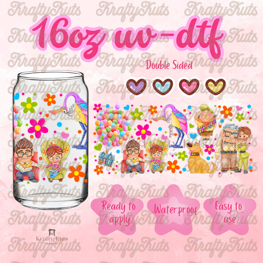 #237 UV-DTF 16oz Glass Wrap - Double Sided