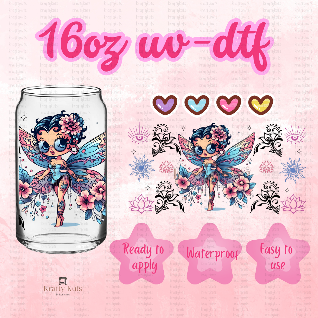 #273 UV-DTF 16oz Glass Wrap - Double Sided