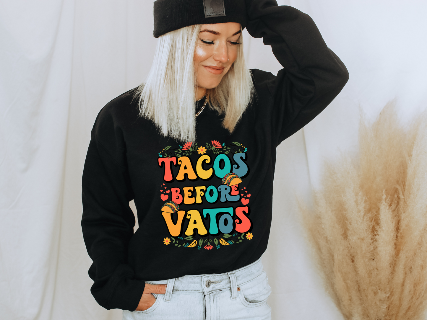 Tacos before Vatos Crewneck♥