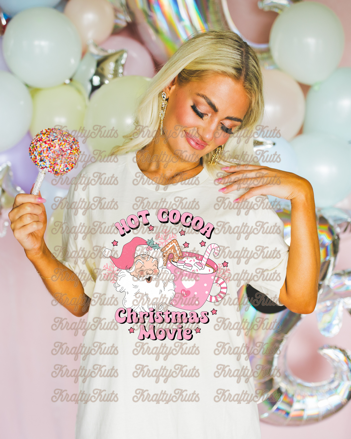 Hot Cocoa Christmas Movie Direct Transfer Film DTF