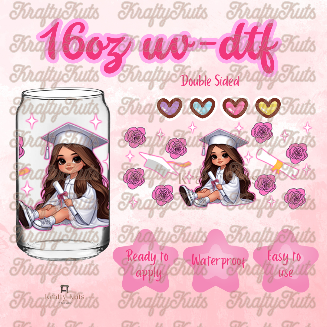 #358 UV-DTF 16oz Glass Wrap - Double Sided