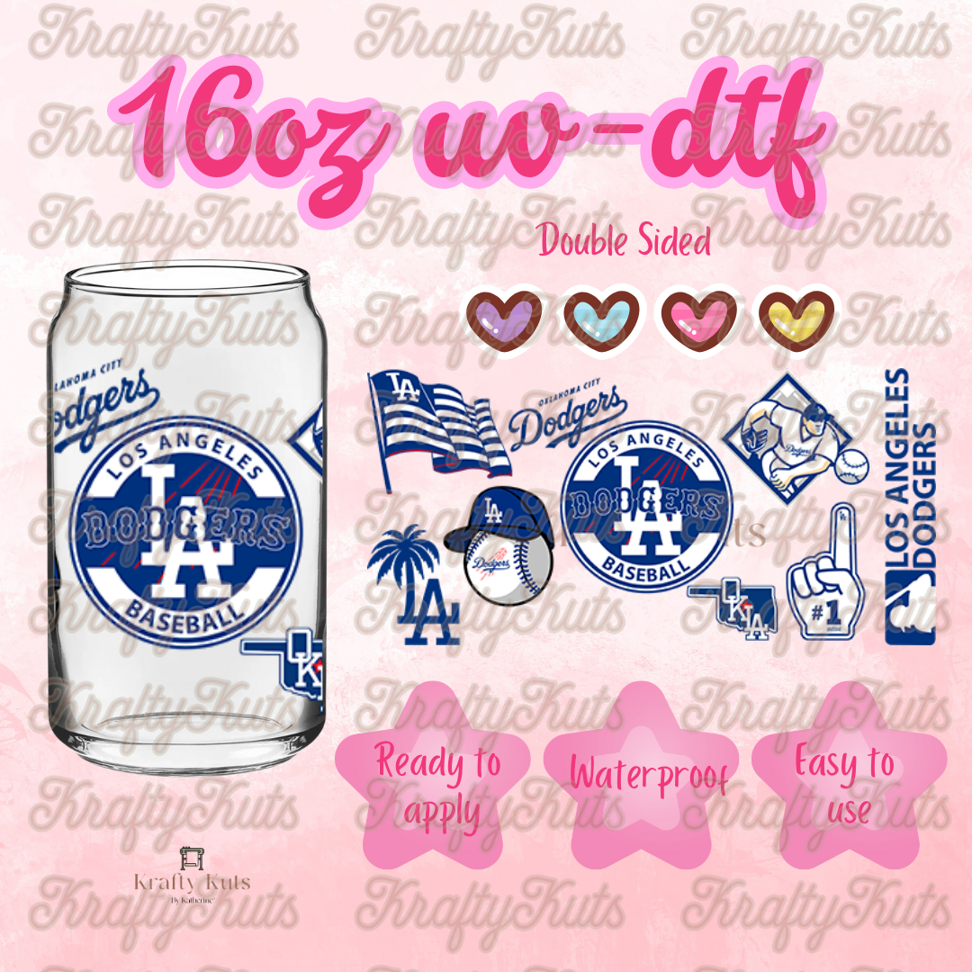 #213 UV-DTF 16oz Glass Wrap - Double Sided