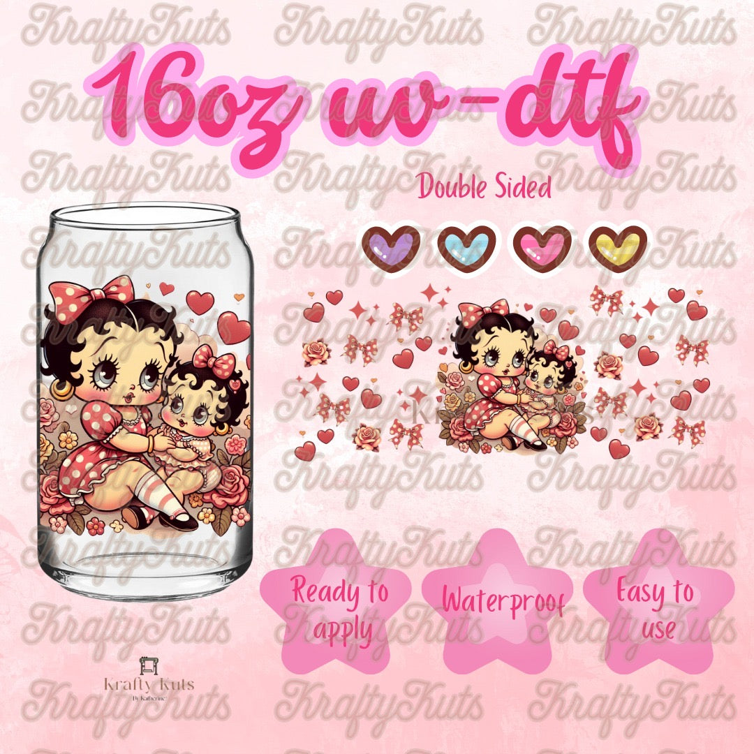 #182 UV-DTF 16oz Glass Wrap - Double Sided