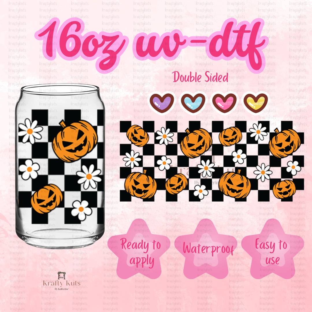 #420 UV-DTF 16oz Glass Can Wrap - Double Sided