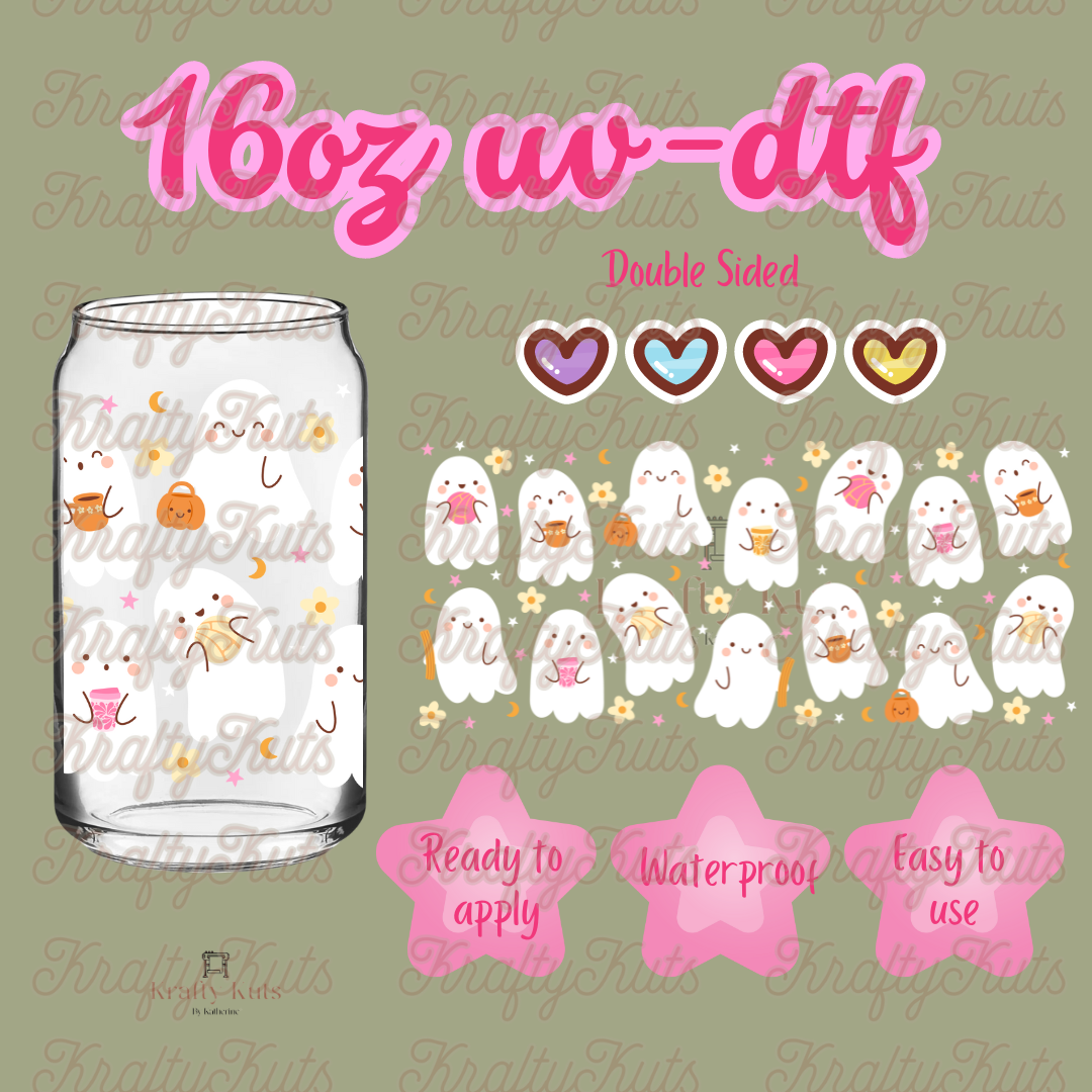 #415 UV-DTF 16oz Glass Wrap - Double Sided