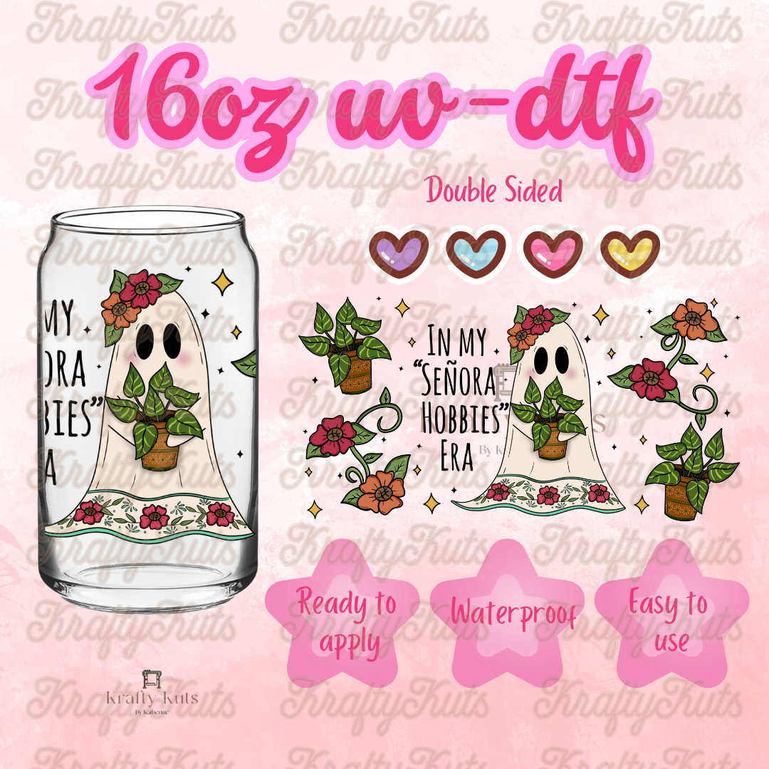 #150 UV-DTF 16oz Glass Can Wrap - Double Sided