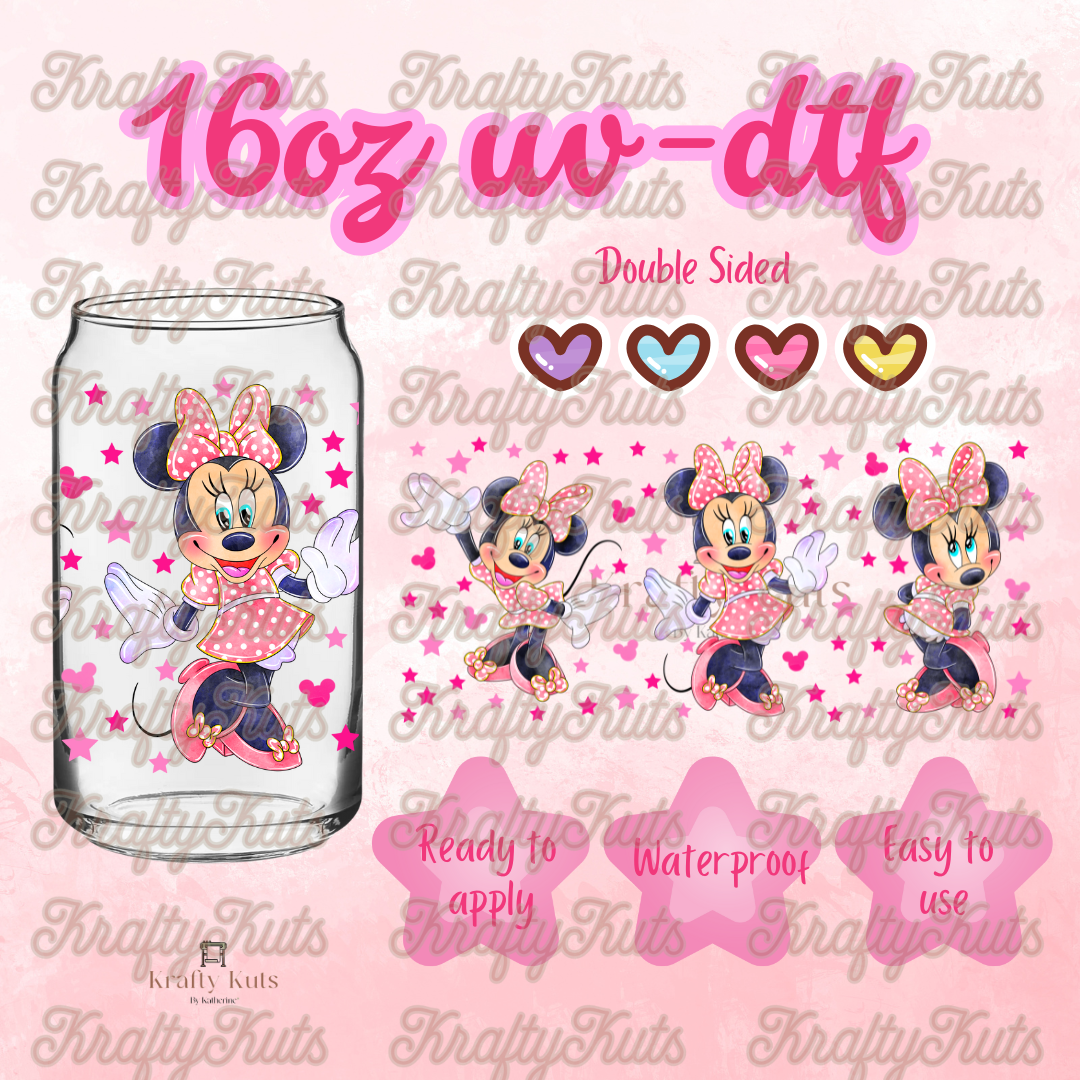 #329 UV-DTF 16oz Glass Wrap - Double Sided