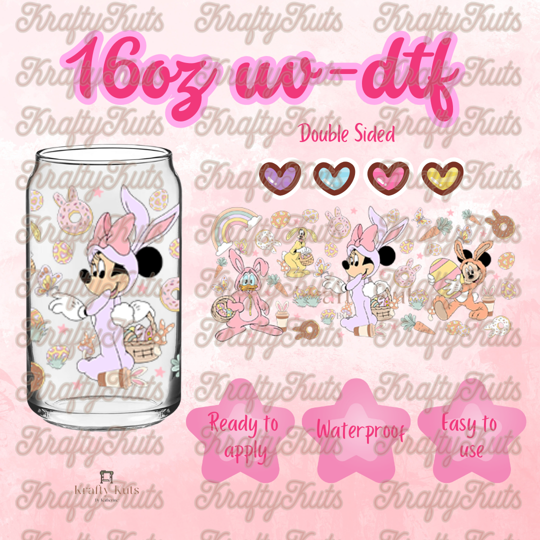 #360 UV-DTF 16oz Glass Wrap - Double Sided
