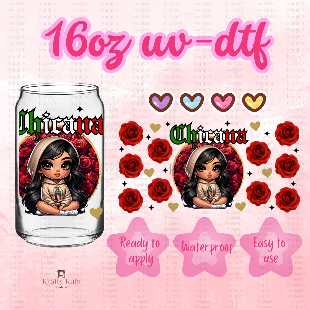 #057 UV-DTF 16oz Glass Can Wrap