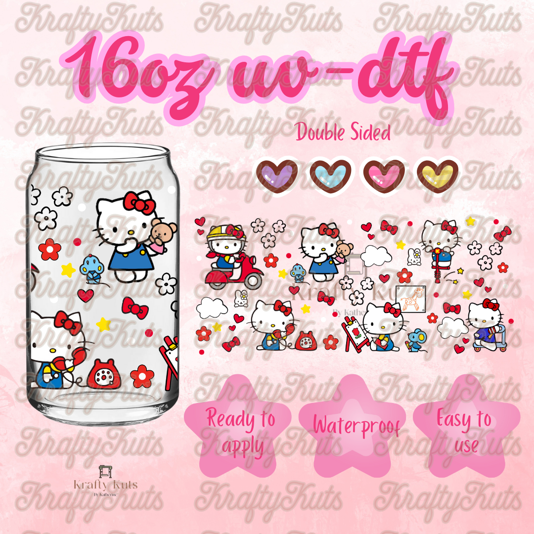 #194 UV-DTF 16oz Glass Wrap - Double Sided