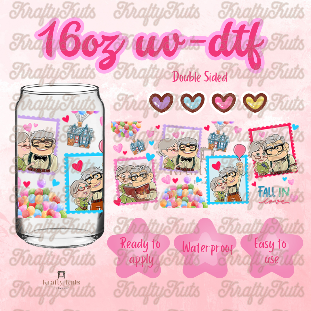 #227 UV-DTF 16oz Glass Wrap - Double Sided