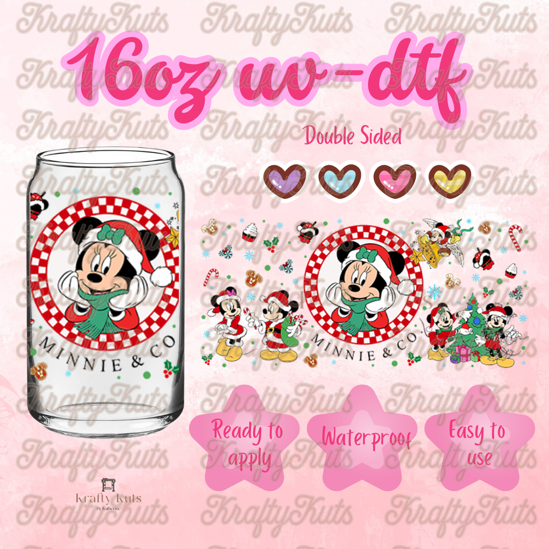 #480 UV-DTF 16oz Glass Wrap - Double Sided
