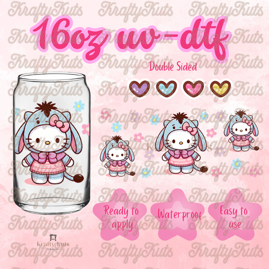 #231 UV-DTF 16oz Glass Wrap - Double Sided