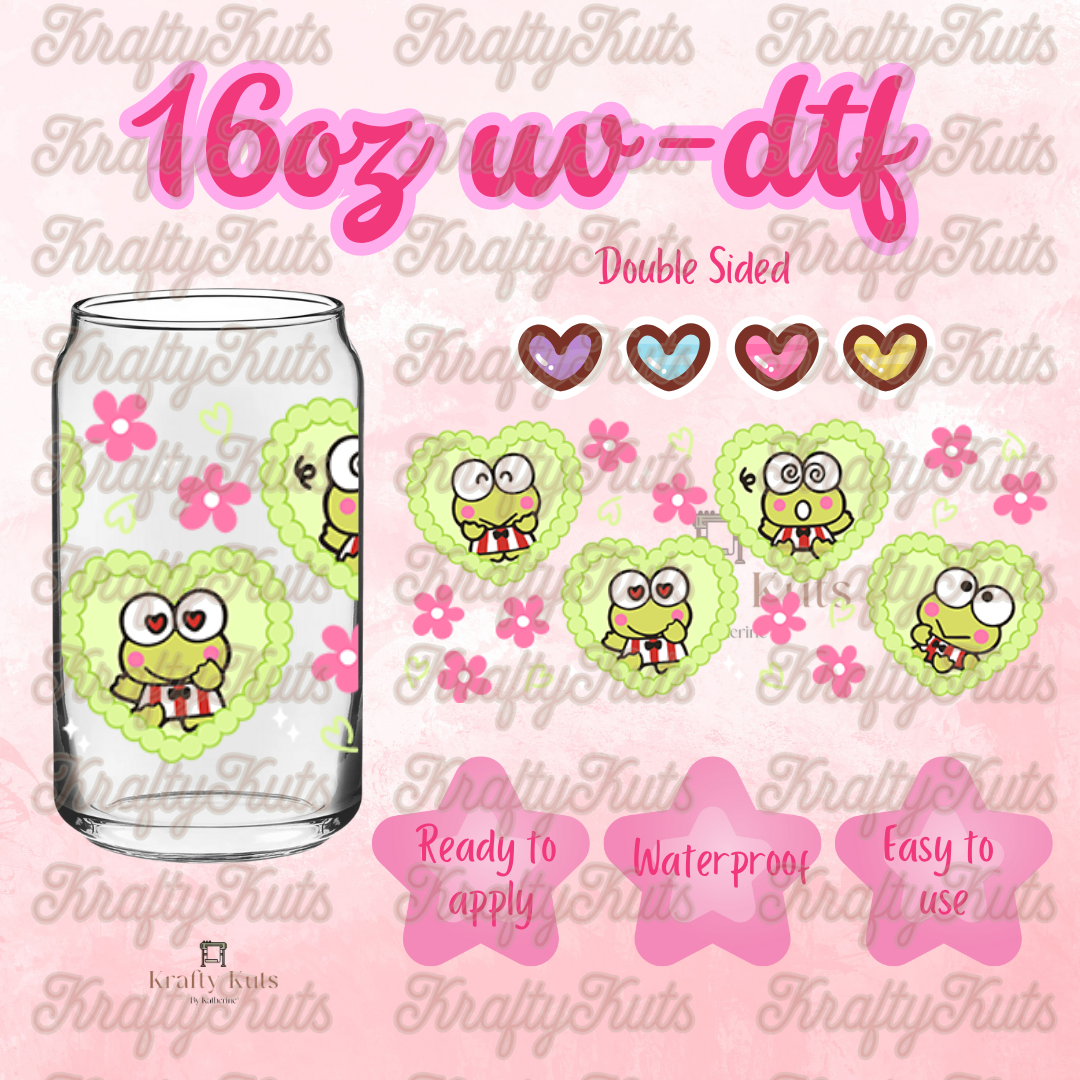 #232 UV-DTF 16oz Glass Wrap - Double Sided