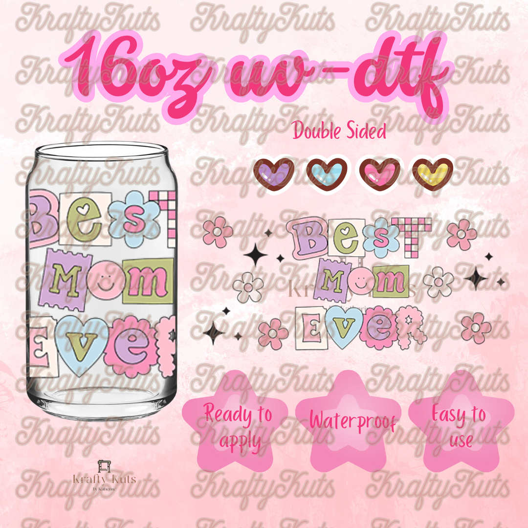 #361 UV-DTF 16oz Glass Wrap - Double Sided