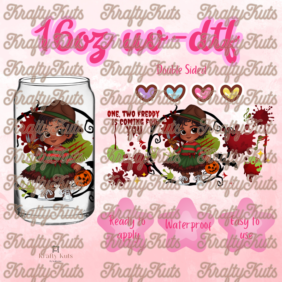 #381 UV-DTF 16oz Glass Wrap - Double Sided
