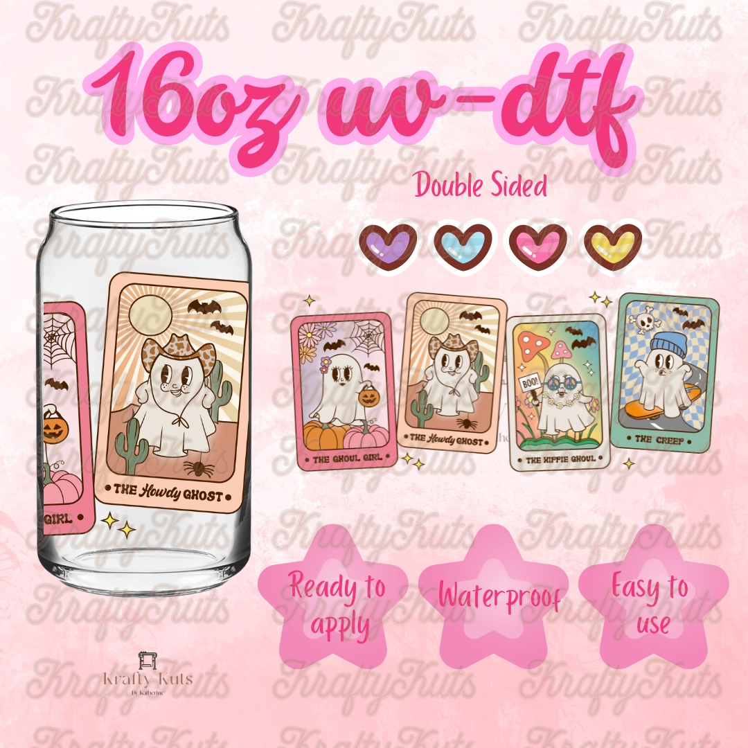 #400 UV-DTF 16oz Glass Can Wrap - Double Sided
