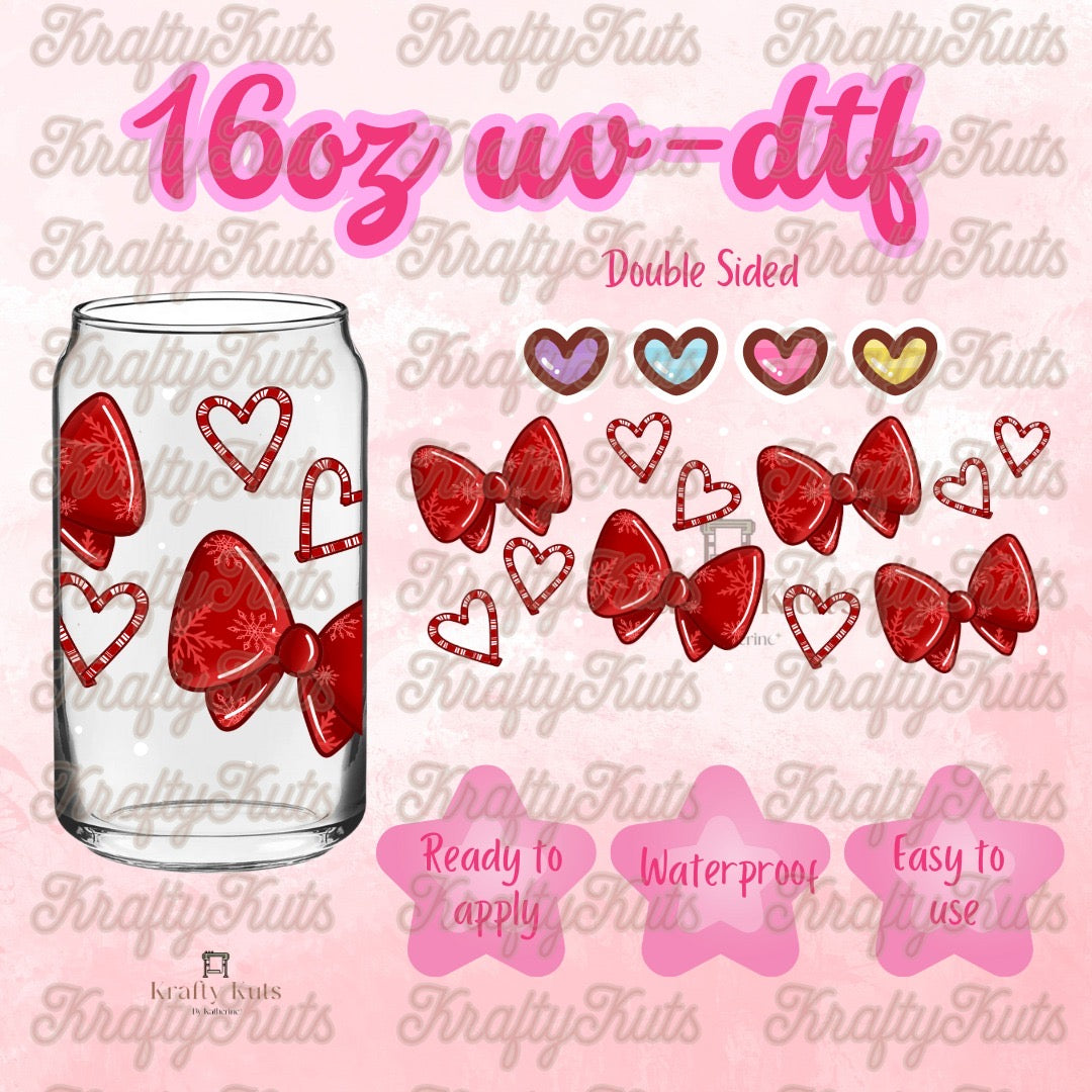 #173 UV-DTF 16oz Glass Wrap - Double Sided