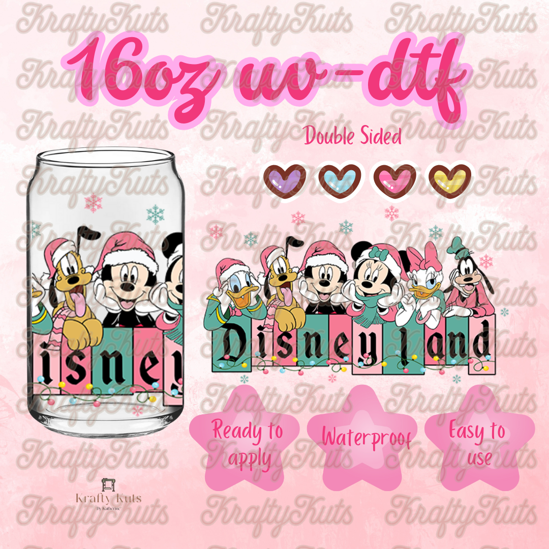 #478 UV-DTF 16oz Glass Wrap - Double Sided