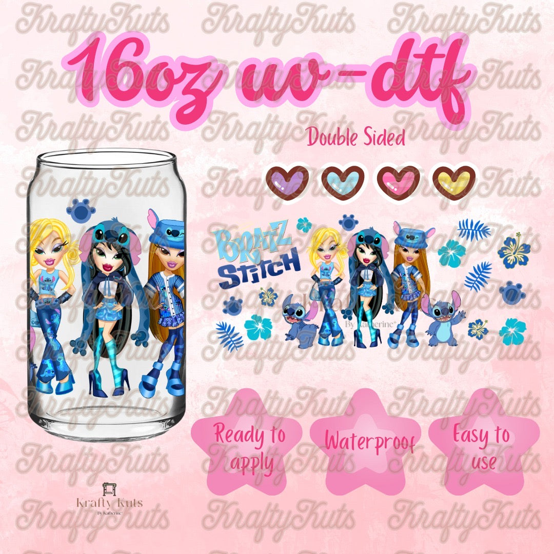 #189 UV-DTF 16oz Glass Wrap - Double Sided