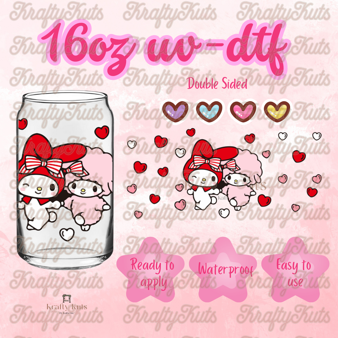 #193 UV-DTF 16oz Glass Wrap - Double Sided