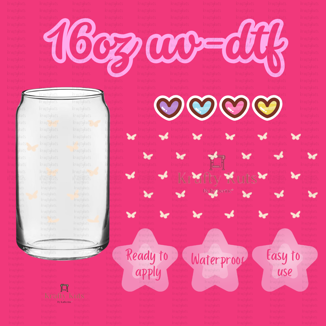 #051 UV-DTF 16oz Glass Wrap