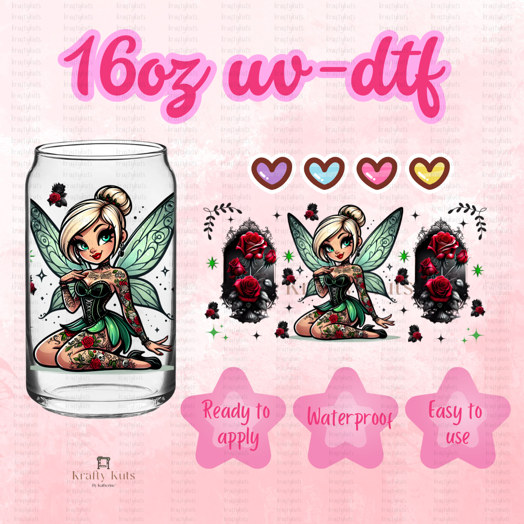 #311 UV-DTF 16oz Glass Wrap - Double Sided
