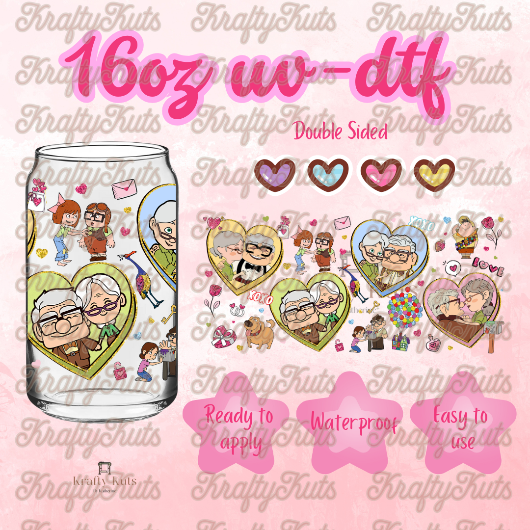 #345 UV-DTF 16oz Glass Wrap - Double Sided